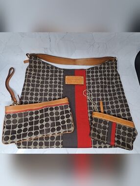 Kate Spade  Noel - Serena Handbag With Coin Purse and Wristlet - Three Pieces